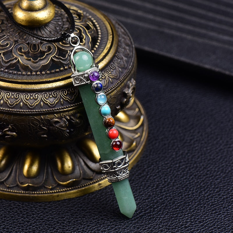 1PC Natural Stone Pencil Point Pendulum - The Witchy Gypsy