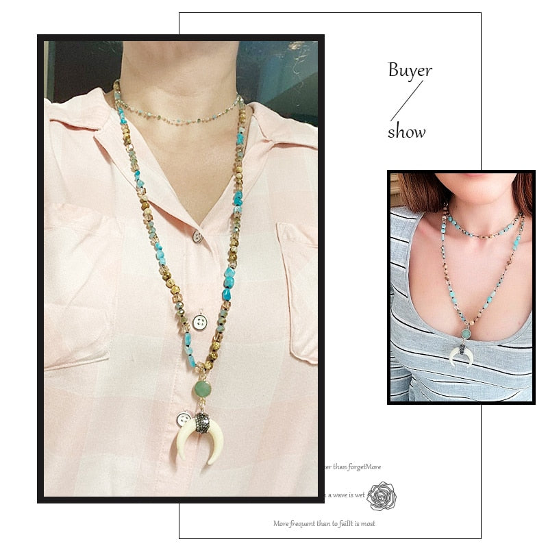 Bohemian Moon Necklace - The Witchy Gypsy