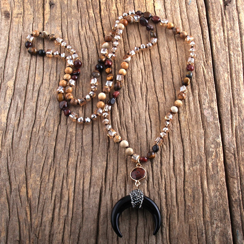 Bohemian Moon Necklace - The Witchy Gypsy