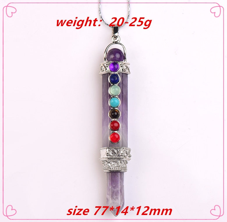 1PC Natural Stone Pencil Point Pendulum - The Witchy Gypsy