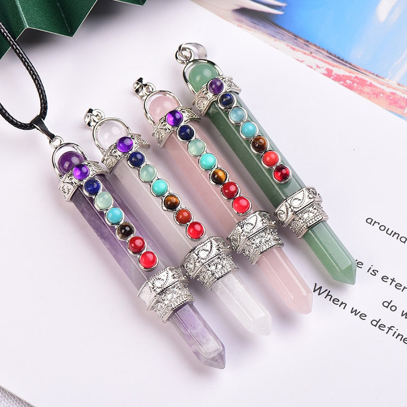 1PC Natural Stone Pencil Point Pendulum - The Witchy Gypsy