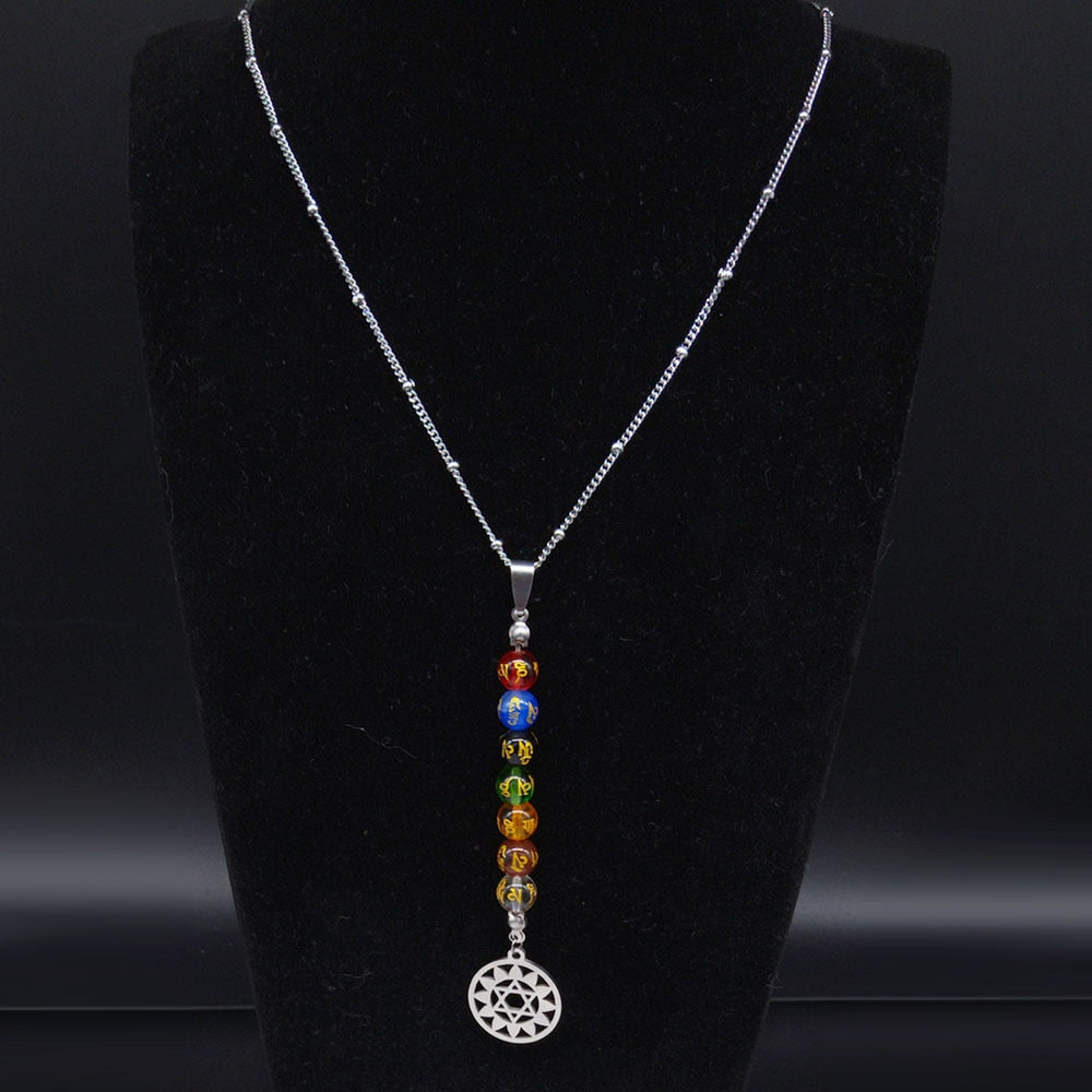 7 Chakra Reiki Healing Spiritual Necklace - The Witchy Gypsy