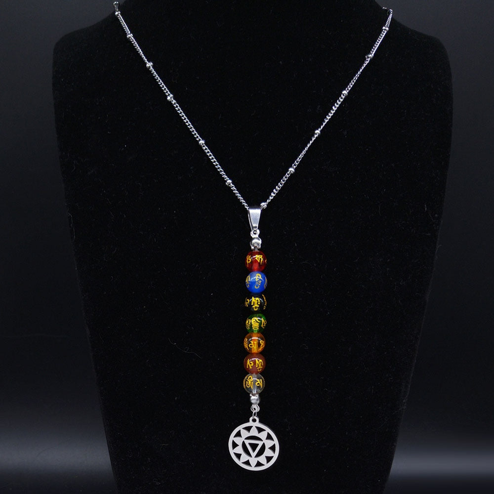 7 Chakra Reiki Healing Spiritual Necklace - The Witchy Gypsy