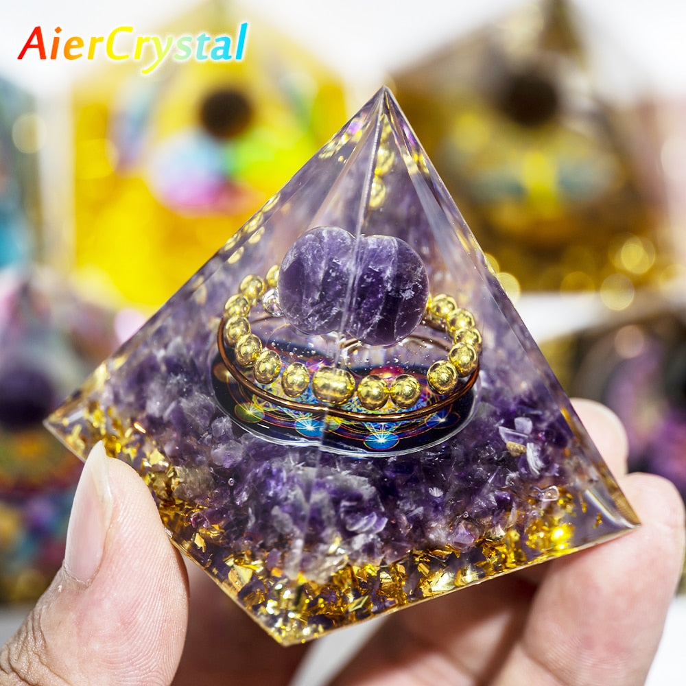 Natural Crystal Energy Generator Pyramid - The Witchy Gypsy