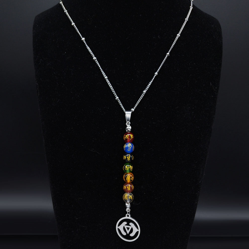7 Chakra Reiki Healing Spiritual Necklace - The Witchy Gypsy