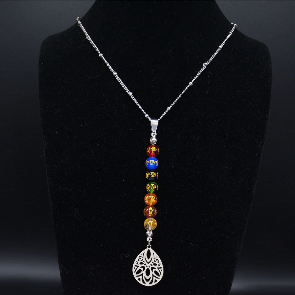 7 Chakra Reiki Healing Spiritual Necklace - The Witchy Gypsy