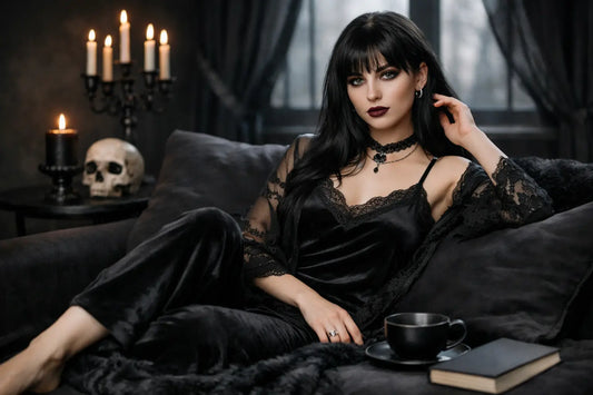 Gothic Loungewear Trends for Softly Sinister Days