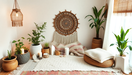 Mystical Boho Sanctuaries: Transform Your Home and Meditation Space with Witchy Vibes and Global Inspirations