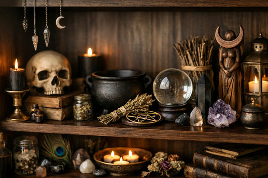 How to Decorate a Witchy Bookshelf at Home