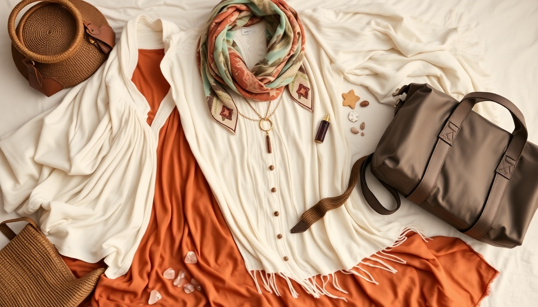 Celestial Boho Travel Wardrobe: How to Dress, Pack, and Create Sacred Space for Mindful Journeys