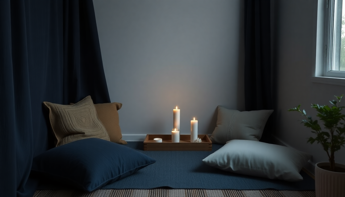 Moonlit Minimalism: Designing a Witchy Bohemian Meditation Nook and Portable Altar for Small Spaces