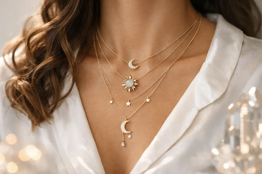 How to Layer Celestial Necklaces with Magic