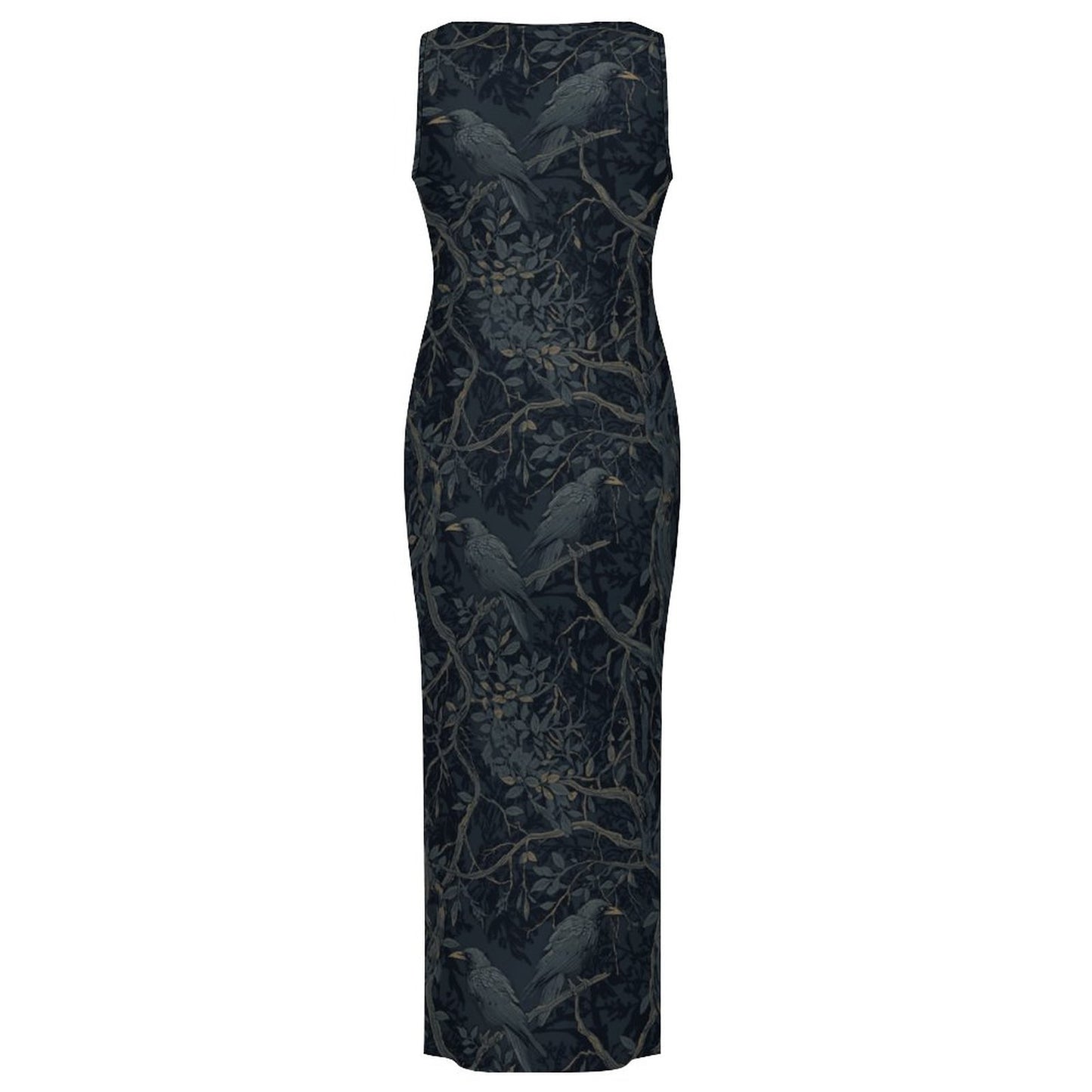 180gsm Slit Fitted Camisole Cheongsam(All-Over Printing)
