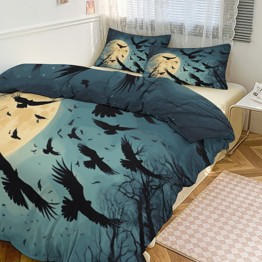 3-Piece Bedding Set-102"x90"/ 259x229cm (Dual-sided Printing)