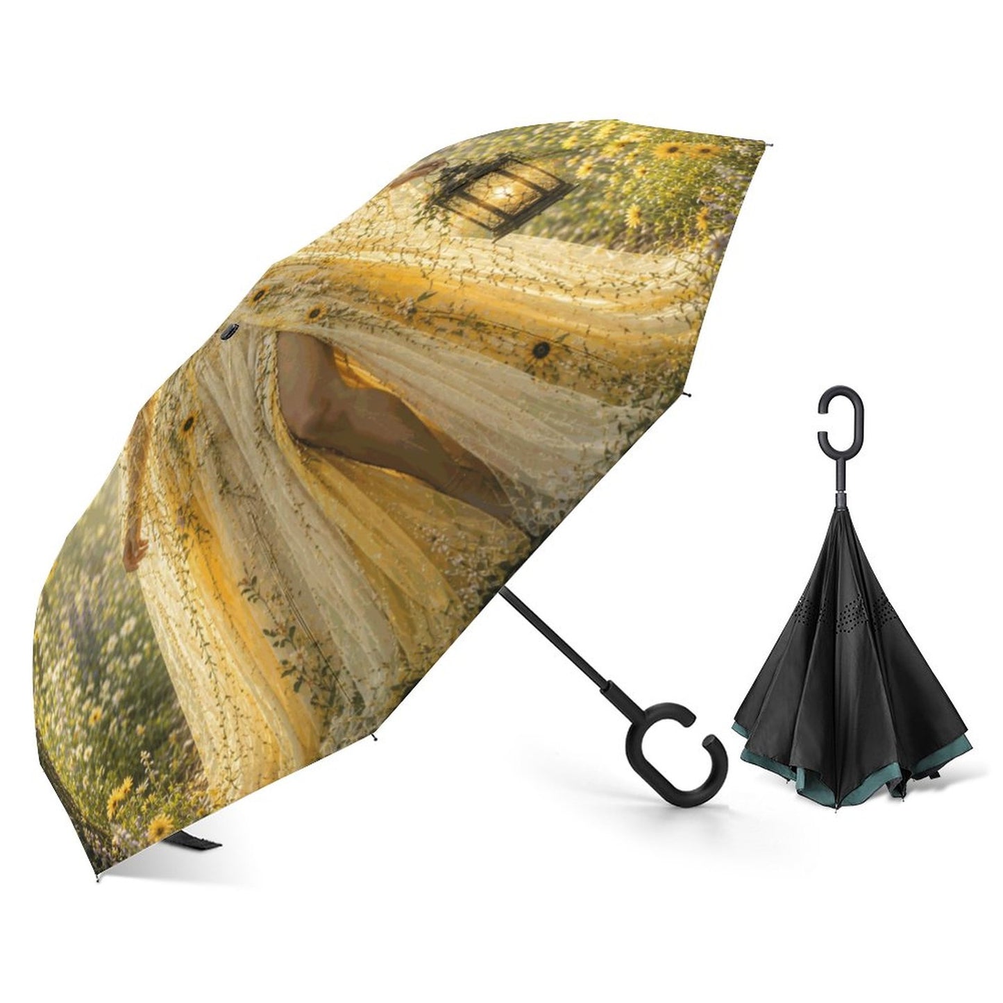 Elen of the Way Summer Car Reverse Umbrella