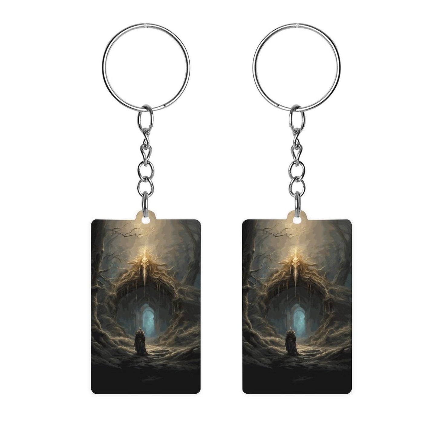 Elden Ring Warrior Acrylic Keychain (Dual-sided Printing)