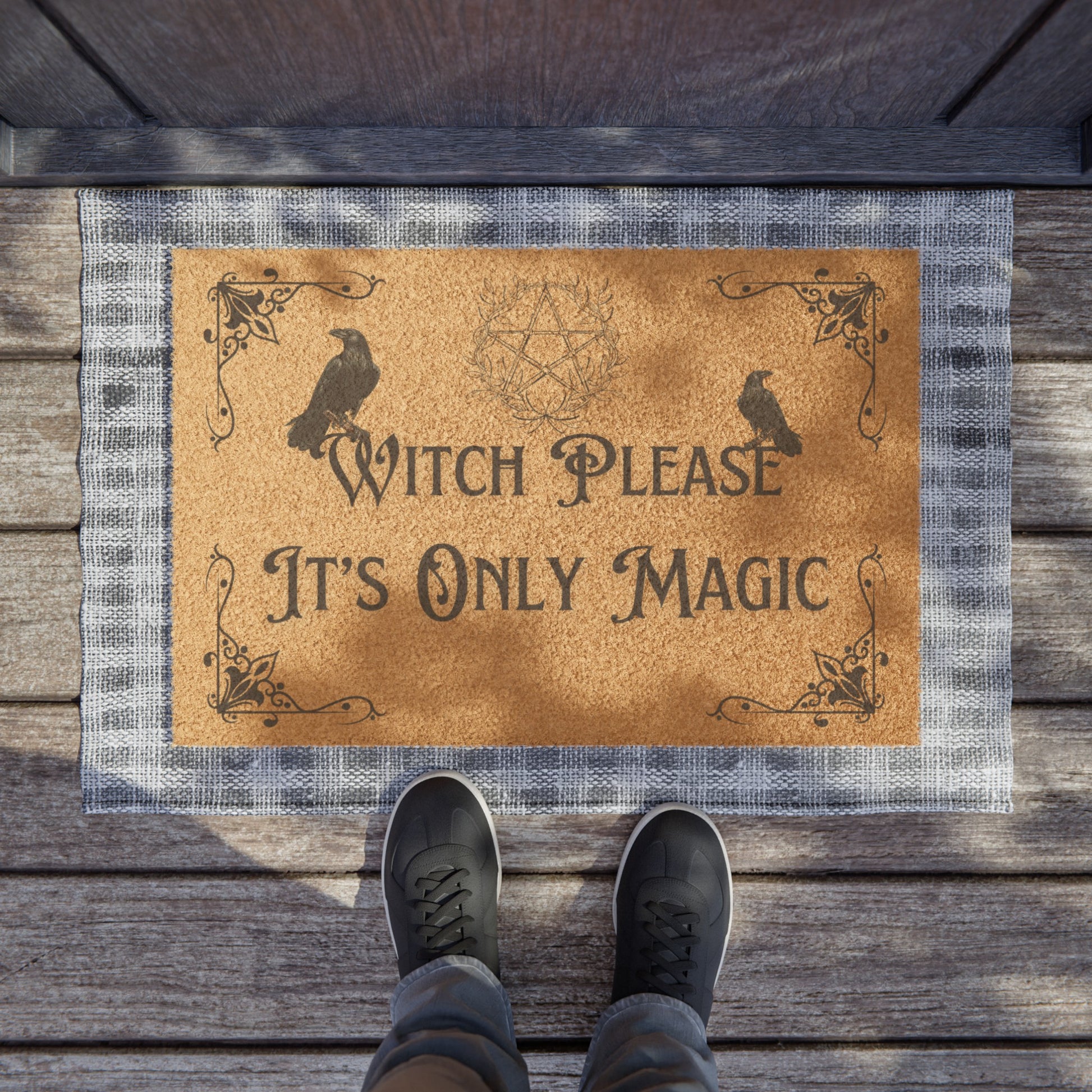 Witch Please Doormat, Witchy Decor, It's Only Magic Door Mat - The Witchy Gypsy