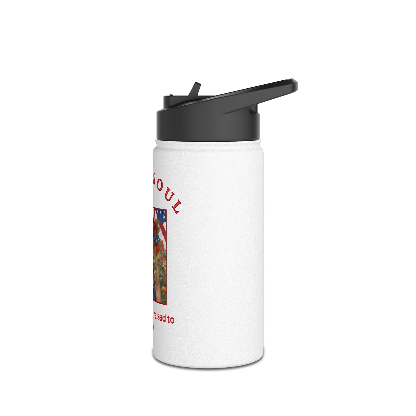 Copy of Gypsy Soul, Born to be Wild, Raised to be Free Stainless Steel Water Bottle, Standard Lid