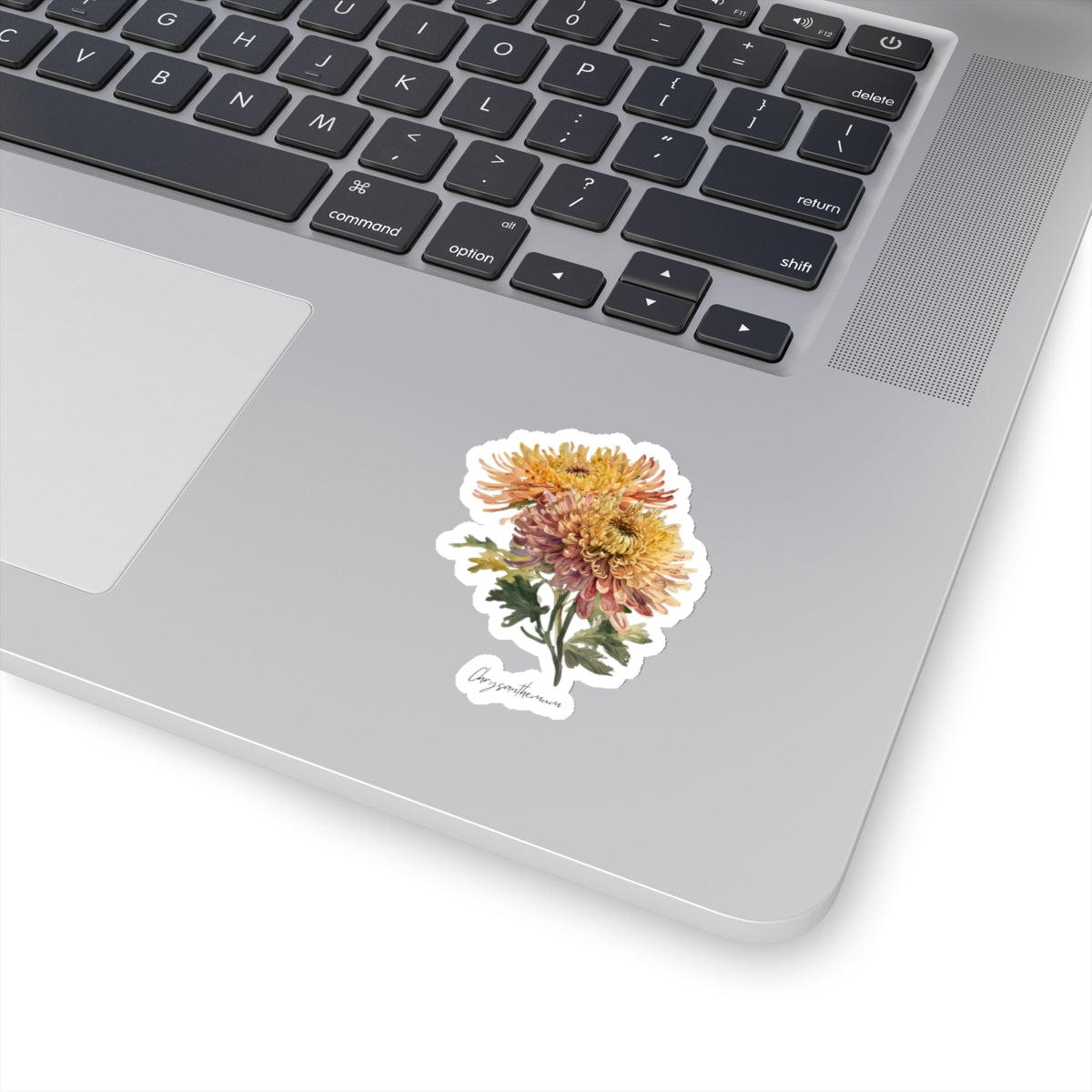 November Chrysanthemum Birth flower Flower Kiss-Cut Stickers