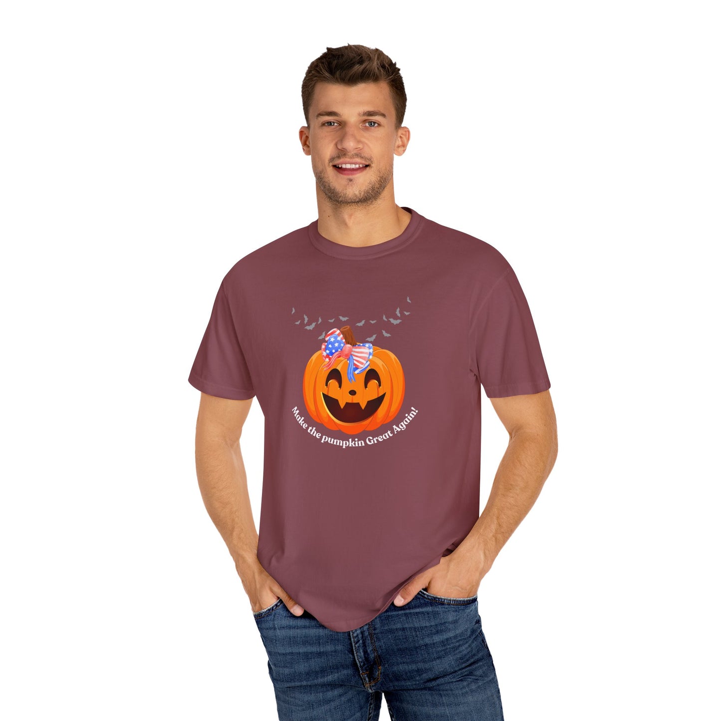 Make the Pumpkin great again! Unisex Garment-Dyed T-shirt