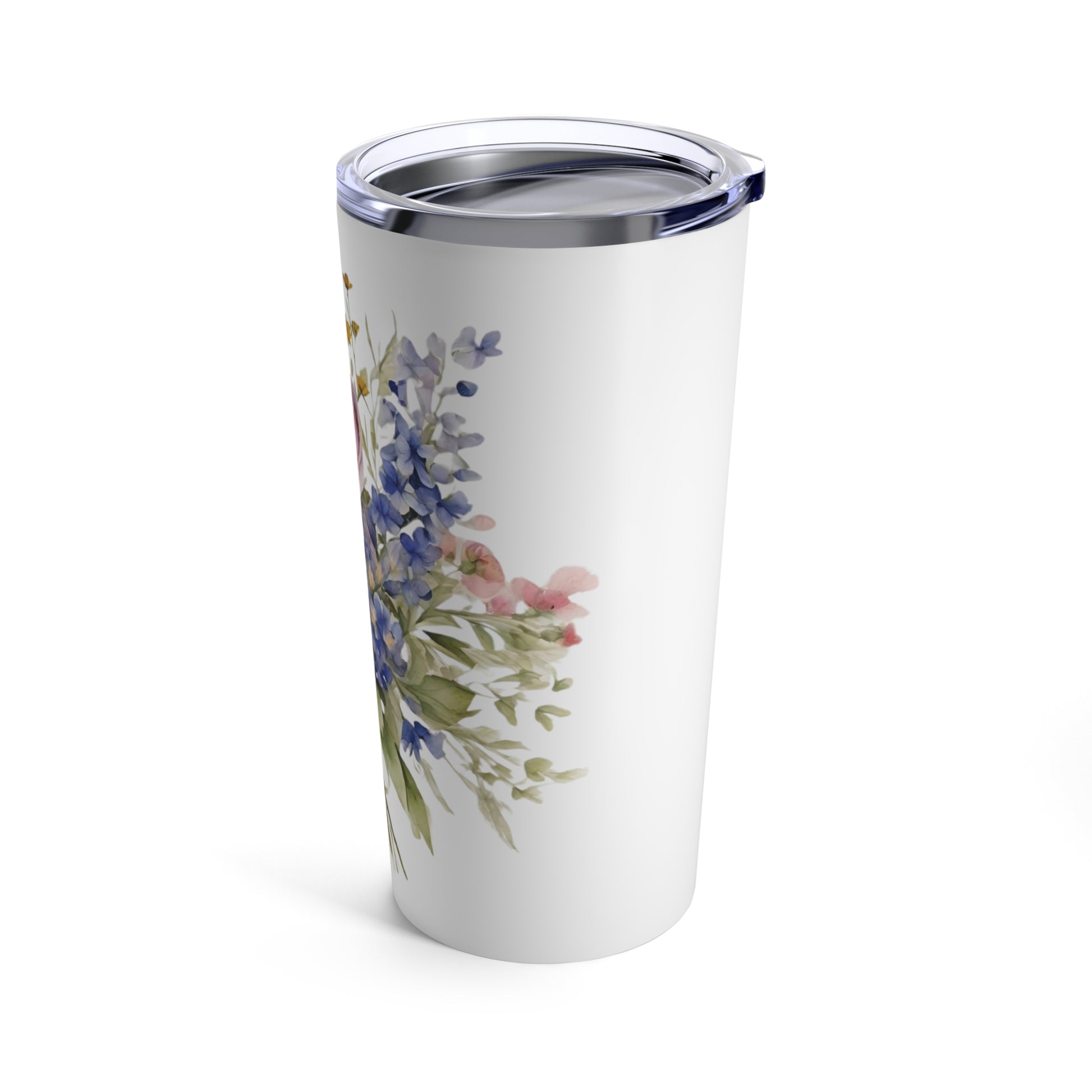 Boho Wildflowers Tumbler 20oz, Hot or Cold Tumbler, Bohemian Tumbler - The Witchy Gypsy
