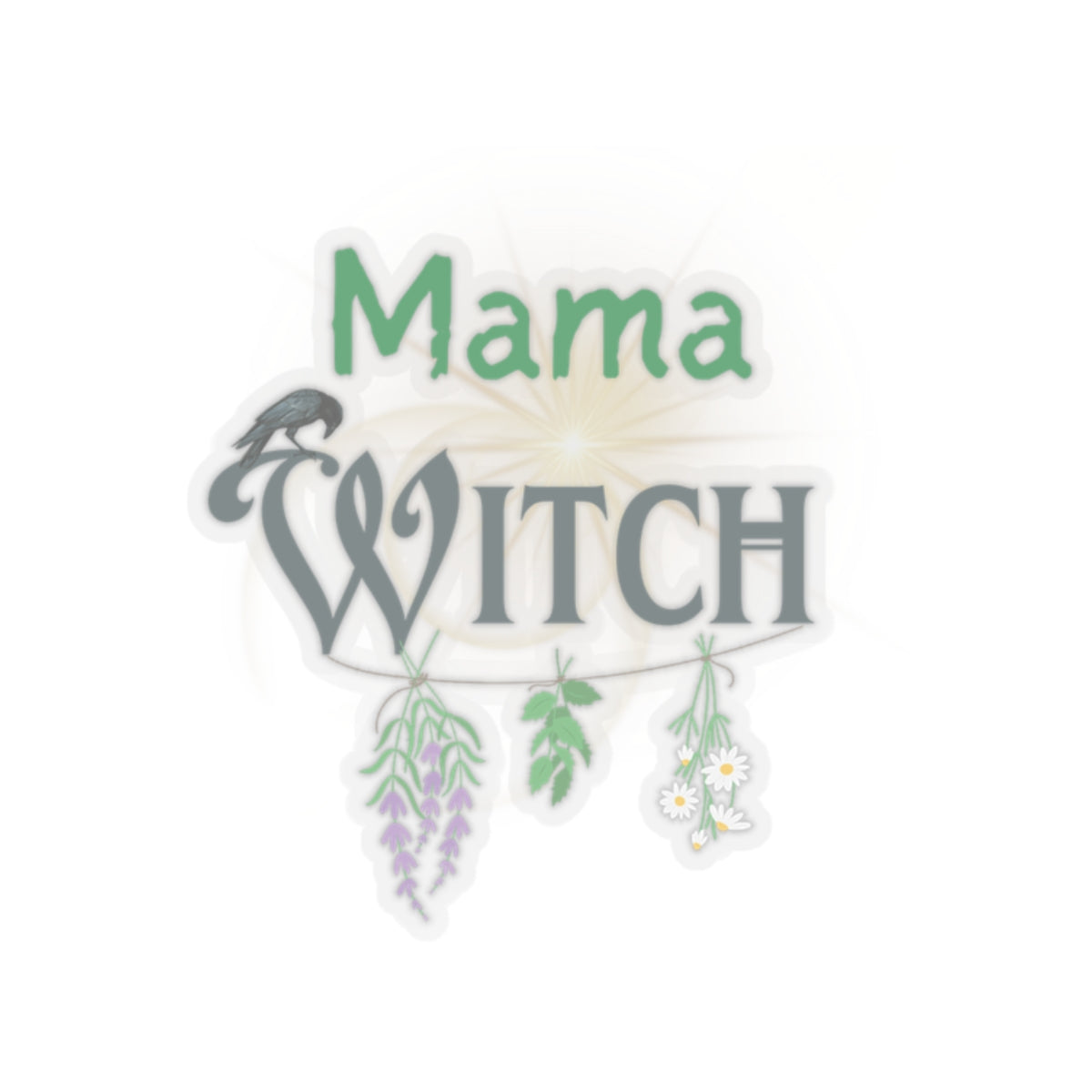 Mama Witch Kiss-Cut Stickers