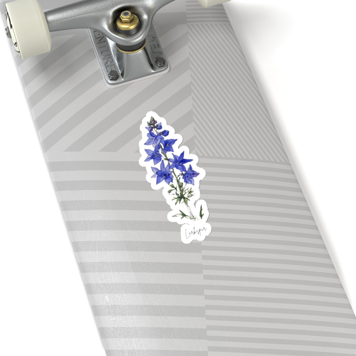 July Larkspur Birth flower Kiss-Cut Stickers