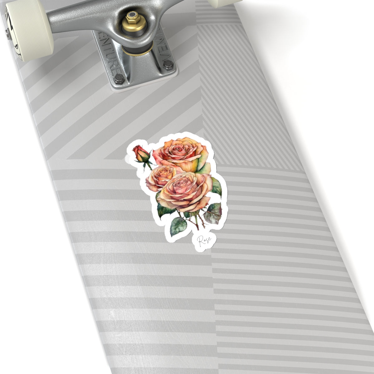 June Rose Birth flower Kiss-Cut Stickers