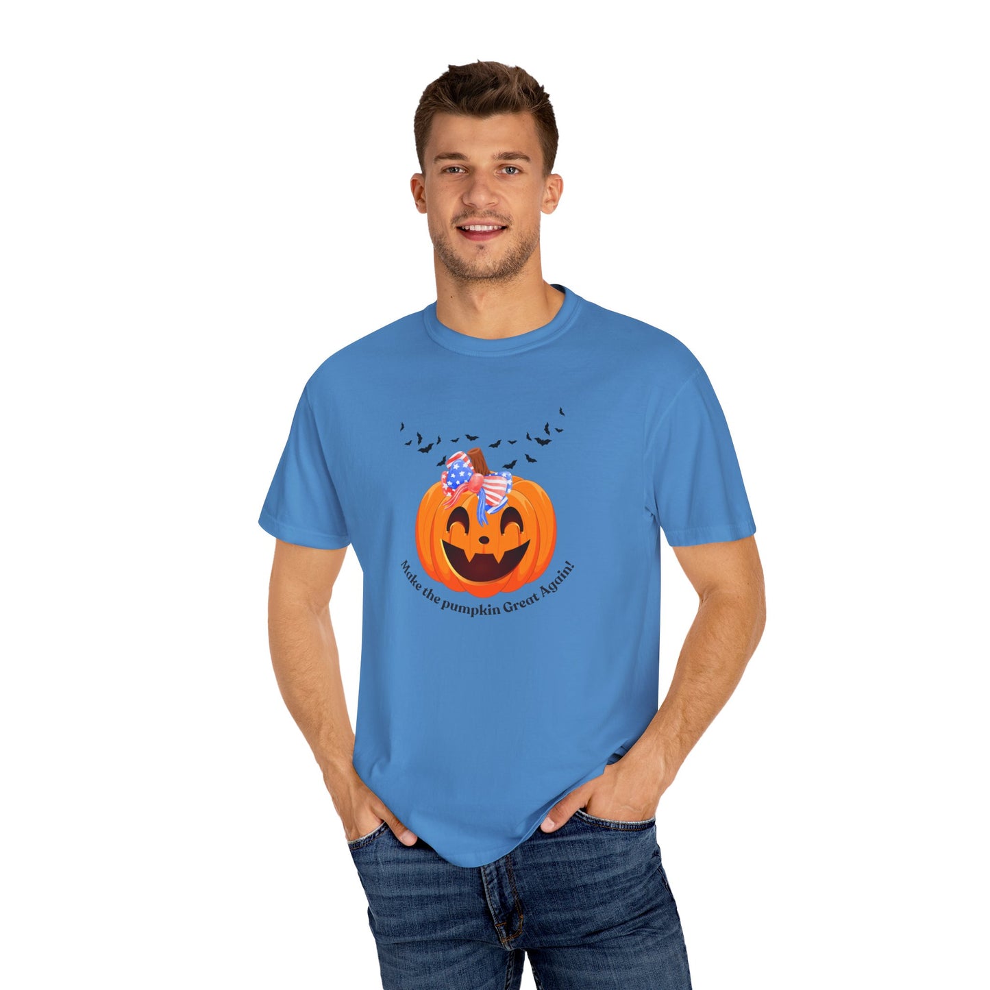 Make the Pumpkin great again! 2 Unisex Garment-Dyed T-shirt