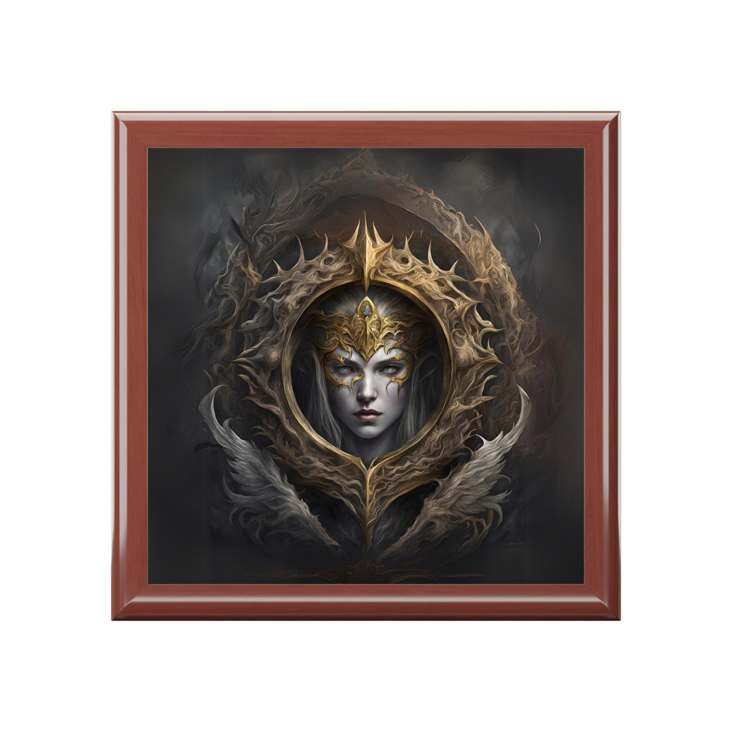 Elden Ring Queen Jewelry Box: Glossy Gamer Stash Box