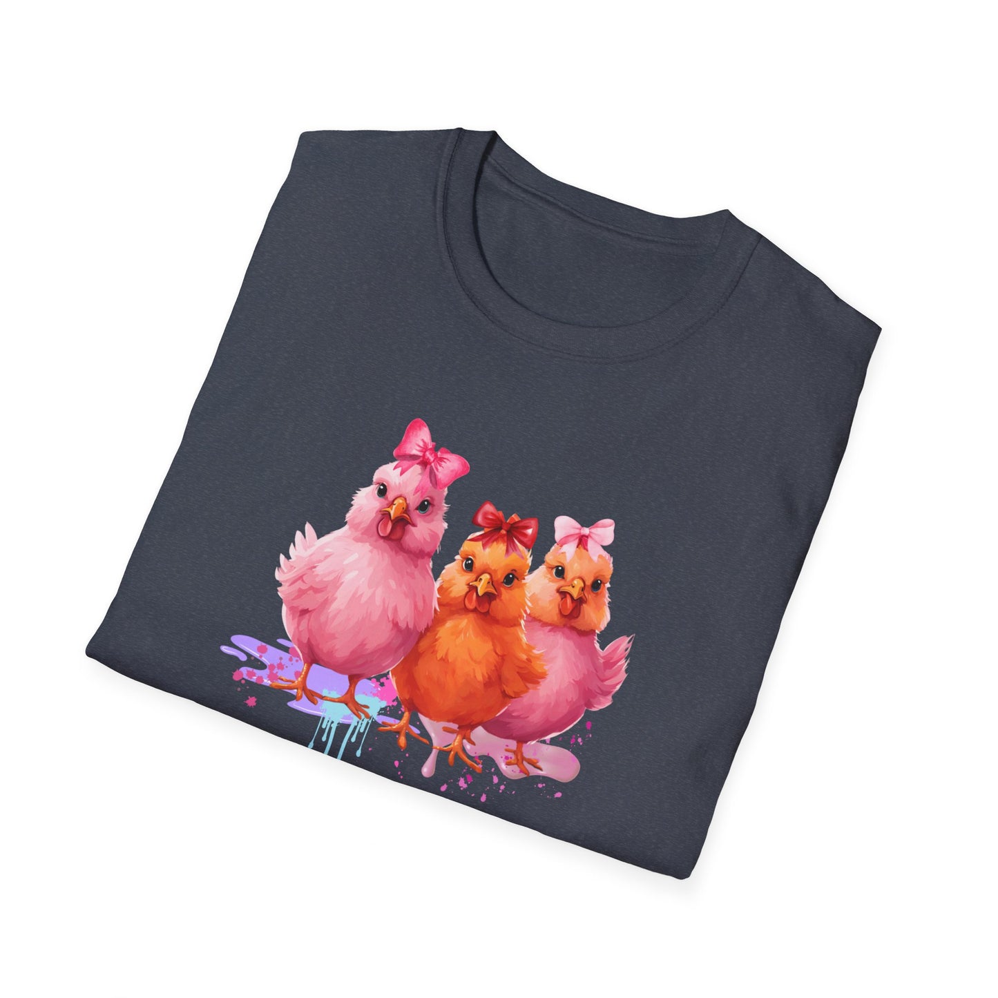 Let's Do this! T-Shirt, Cute & Funny Homestead Chicken Lover Shirt, Coquette Hen Loving Mom Shirt, Cottagecore Farmer Tee, Chicken and Bows