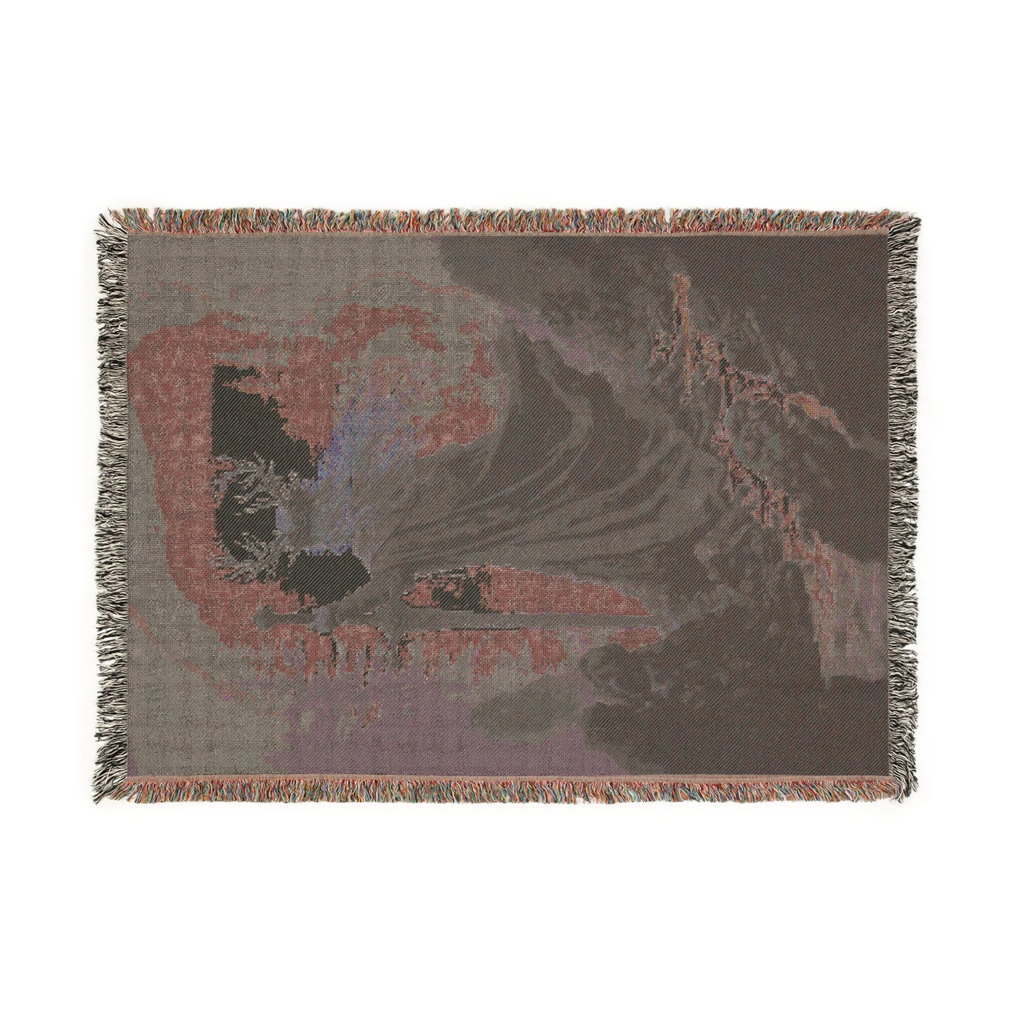 Aelin with Sword Woven Blanket | Throne of Glass Inspired, Sarah J Maas Reading Nook