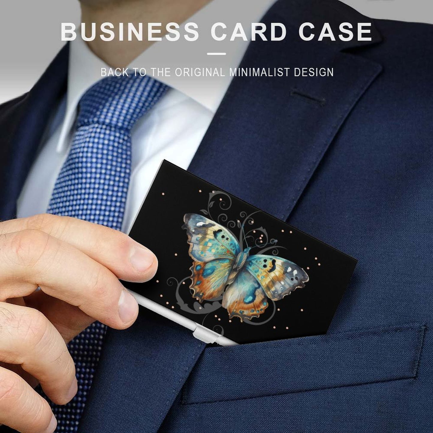 Lunamoth Business Card Holder