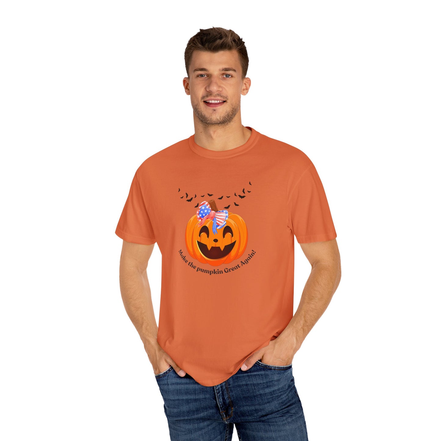 Make the Pumpkin great again! 2 Unisex Garment-Dyed T-shirt