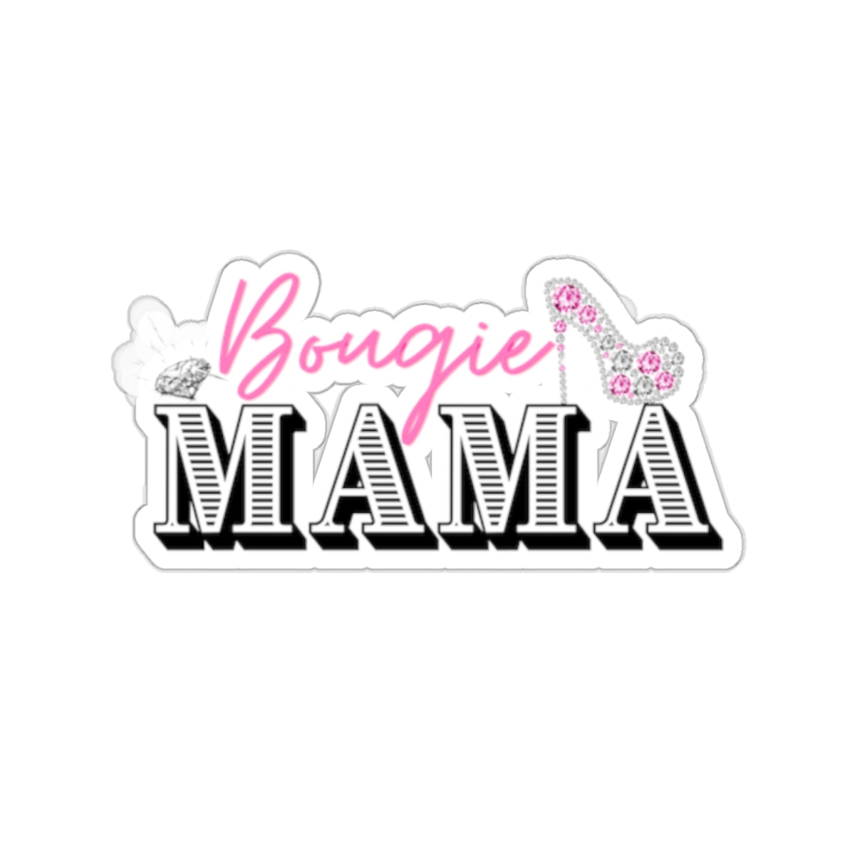 Bougie Mama Kiss-Cut Stickers