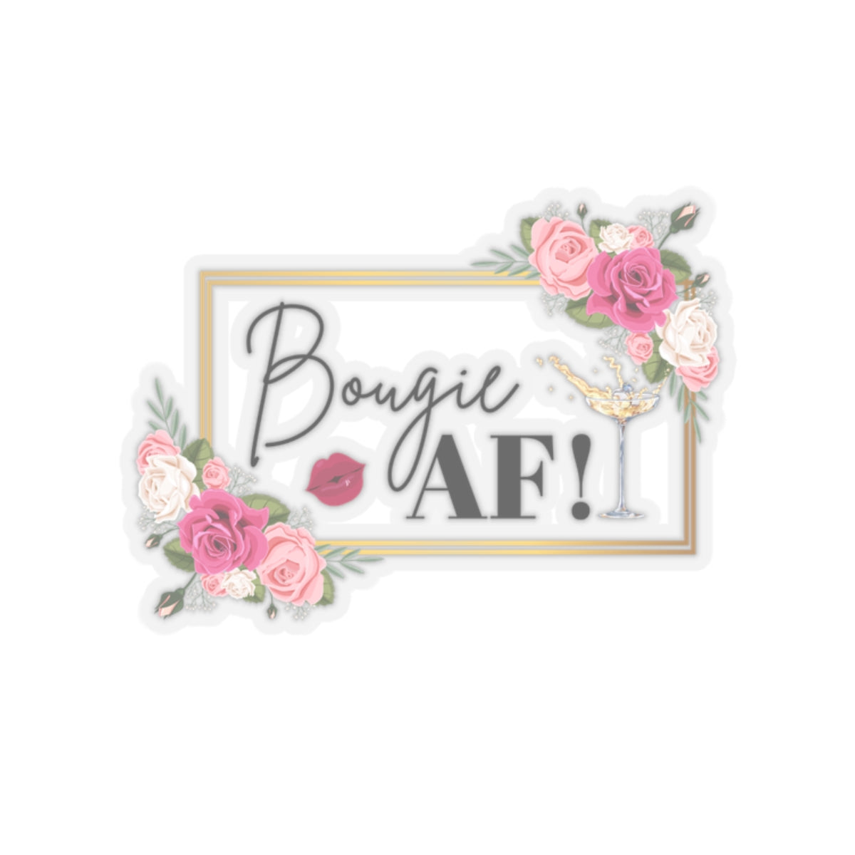 Bougie AF Kiss-Cut Stickers