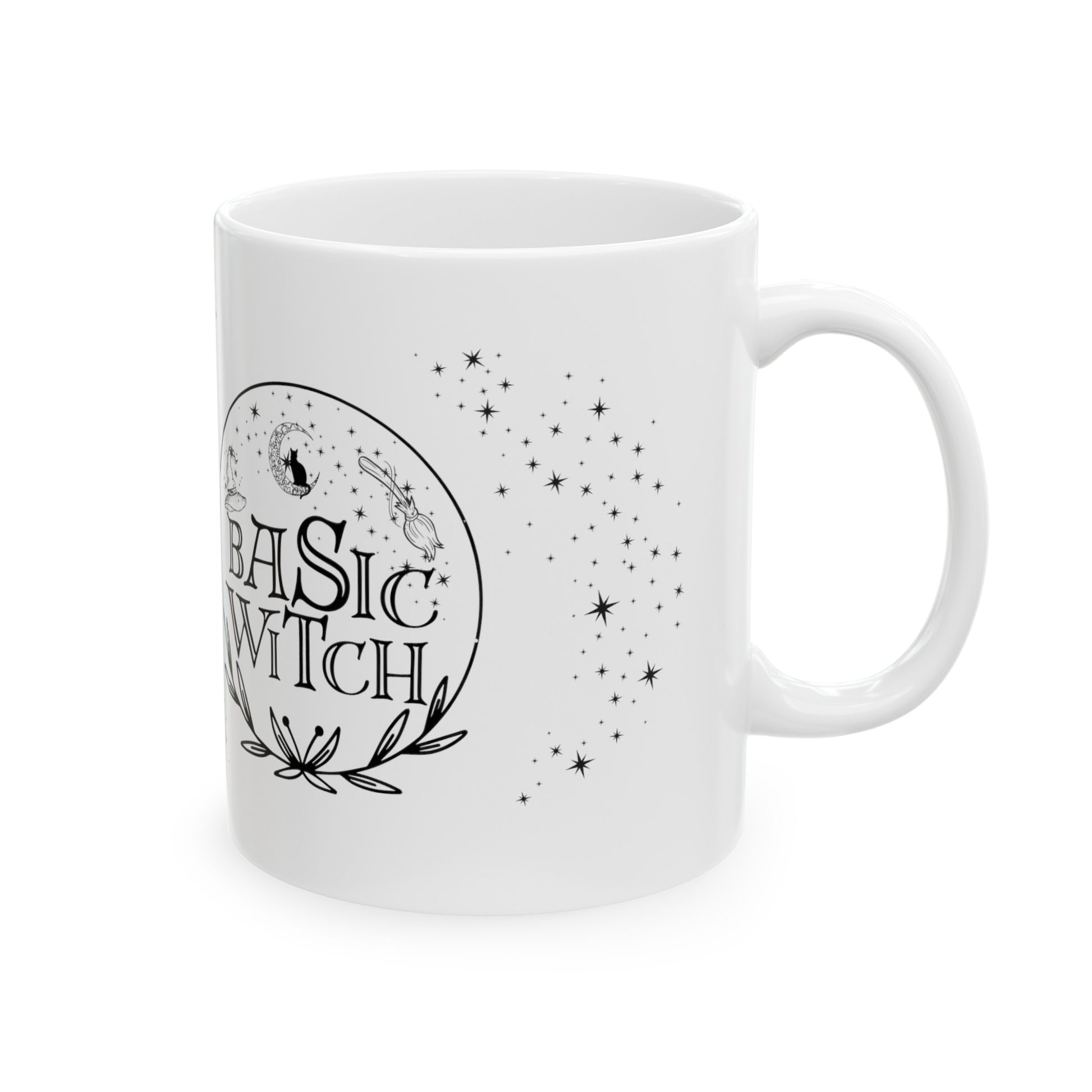 Basic Witch Ceramic Mug, 11oz, Witchy Mug - The Witchy Gypsy