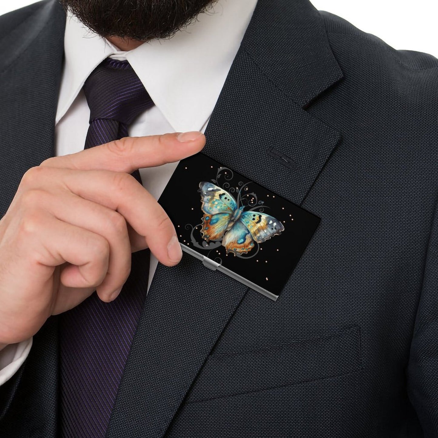 Lunamoth Business Card Holder