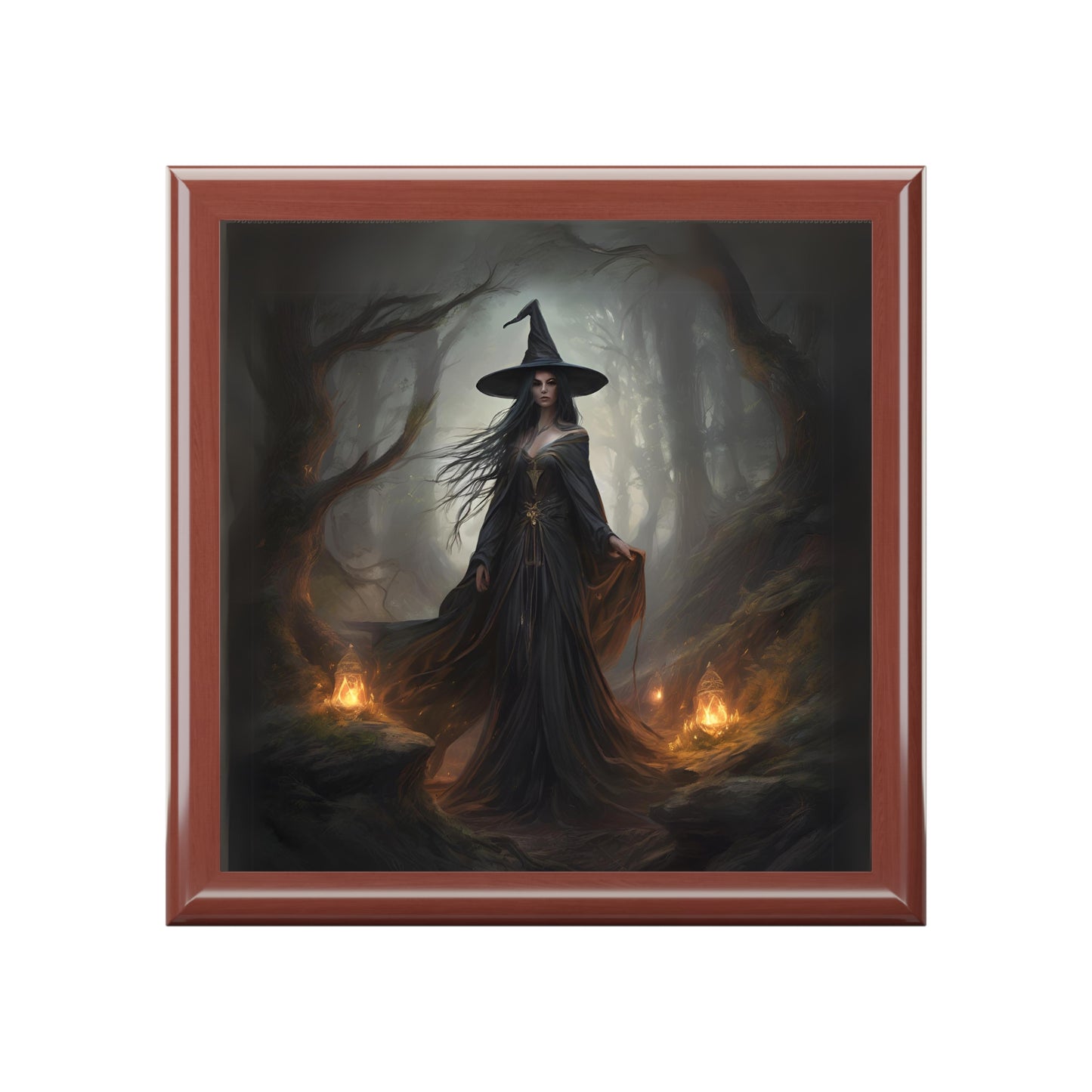 Witch Jewelry Box Magic Storage Case - Witchy Accessories Wiccan Trinket Holder