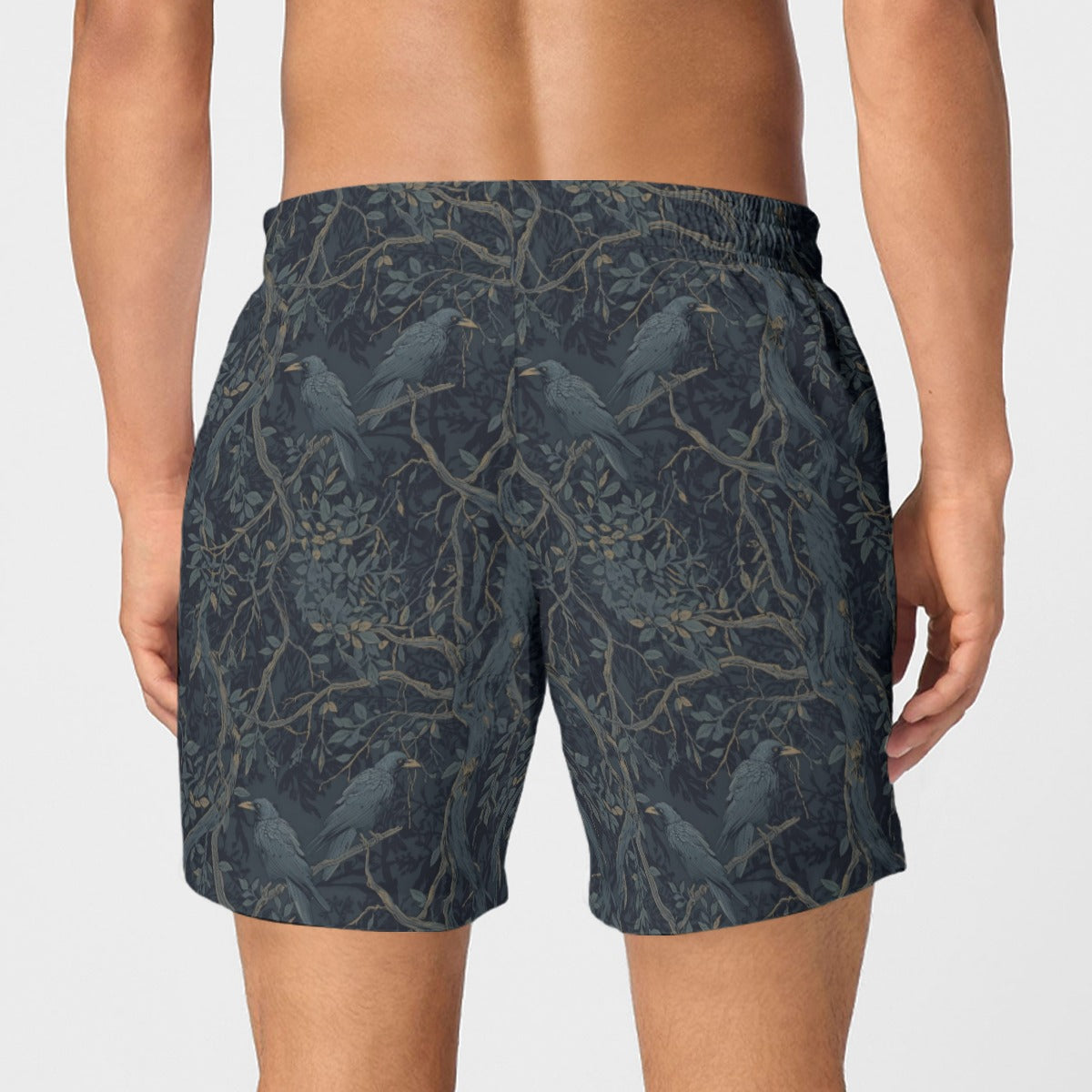 William Morris Inspired Men's Short Boxer Briefs - Cotton Poplin Shorts