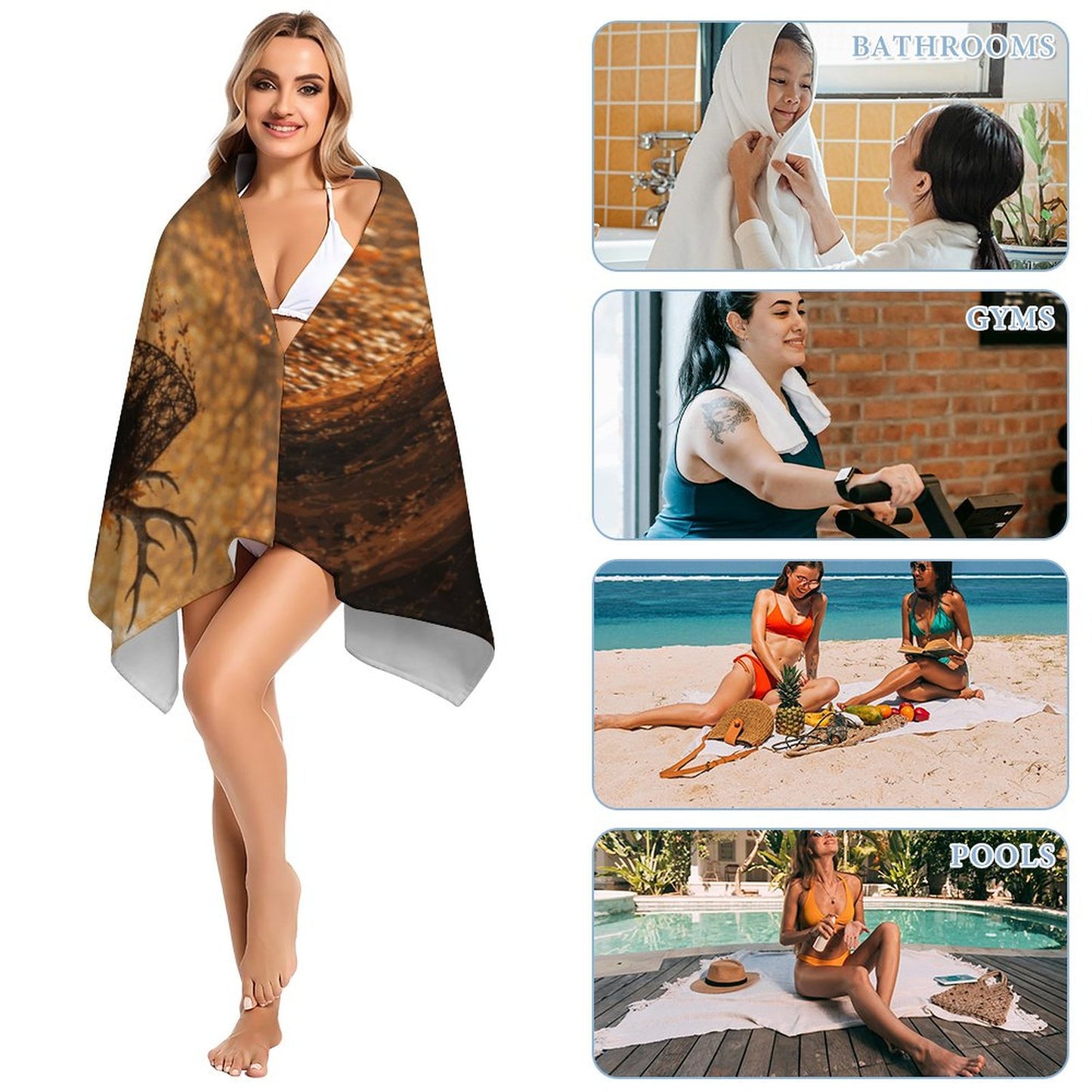 Beach Towel-61.4"x30.3"/156x77cm
