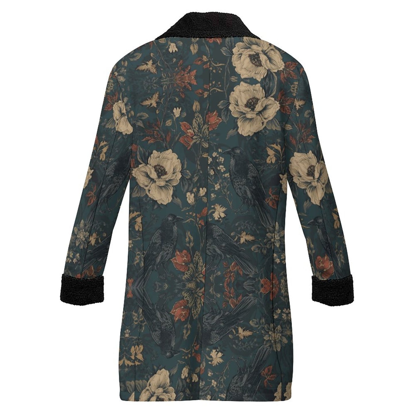 Dark Academia British Trench Coat - Edgar Allan Poe Inspired, Goth Menswear