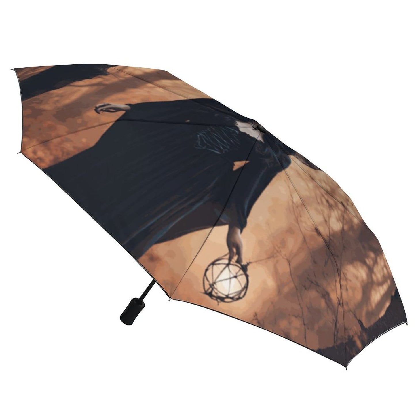 Forest Witch Auto Umbrella with Printed Pattern Outside ZYS03-8K