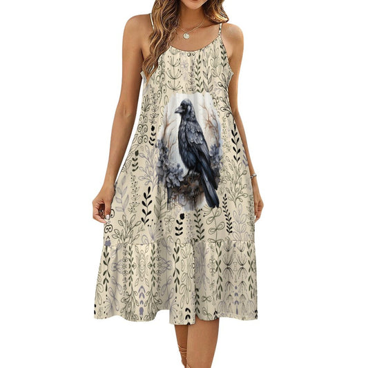 Spaghetti Strap Dress KQ (All-Over Printing)
