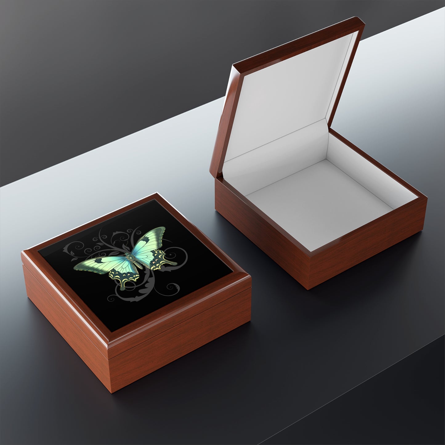 Luna Moth Jewelry Box: Witchcore Keepsake Stash Box
