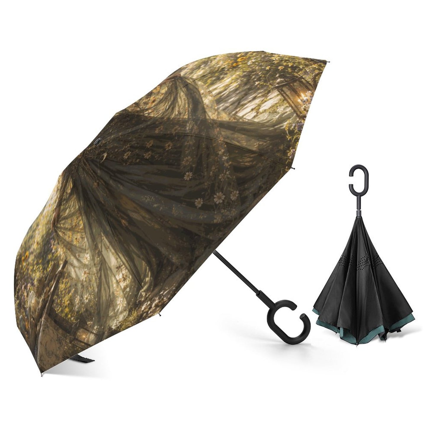 The Witch Summertime Car Reverse Umbrella