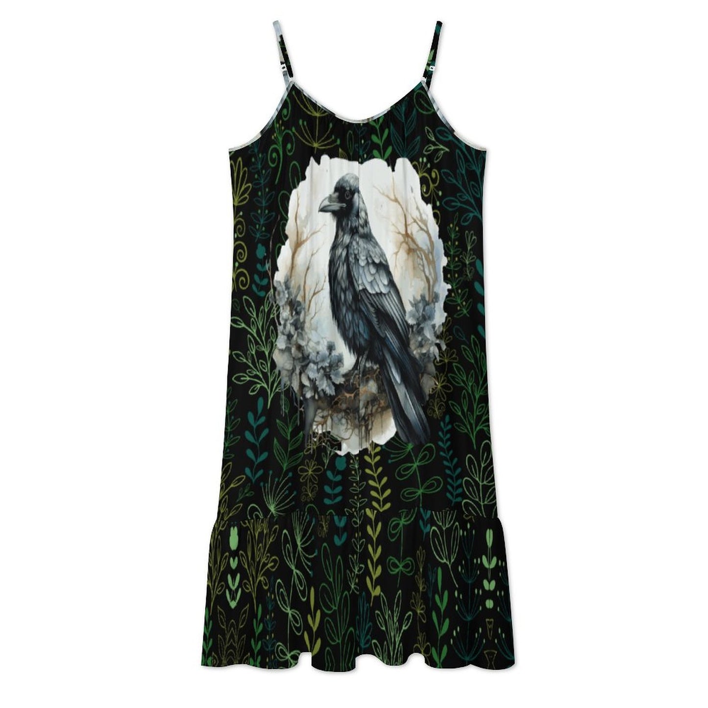Spaghetti Strap Dress KQ (All-Over Printing)