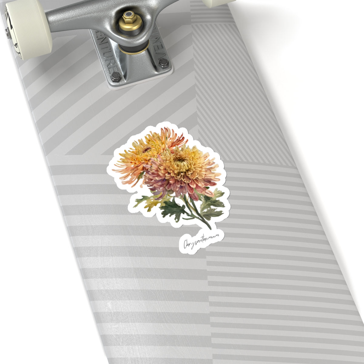 November Chrysanthemum Birth flower Flower Kiss-Cut Stickers