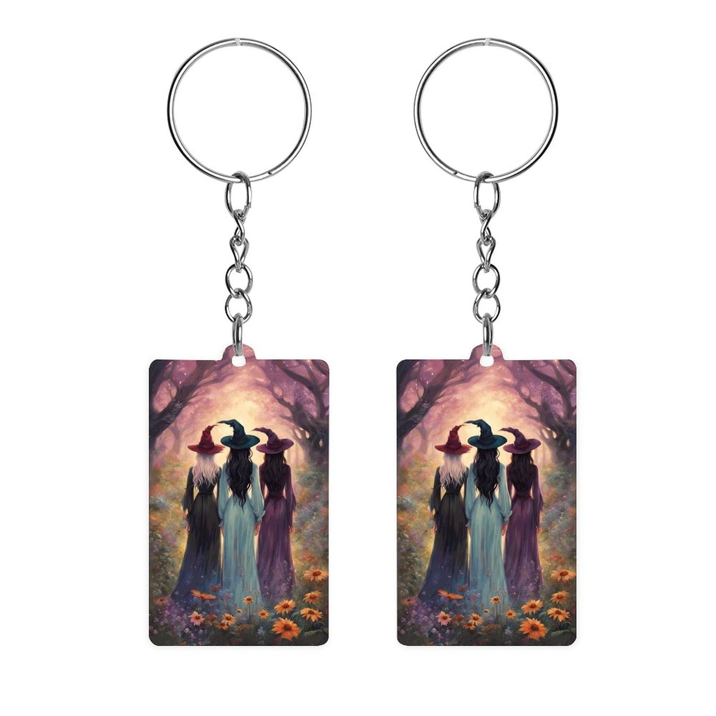 Sisterhood of the Witches Acrylic Keychain (Dual-sided Printing)