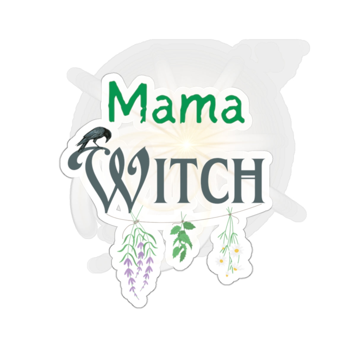 Mama Witch Kiss-Cut Stickers